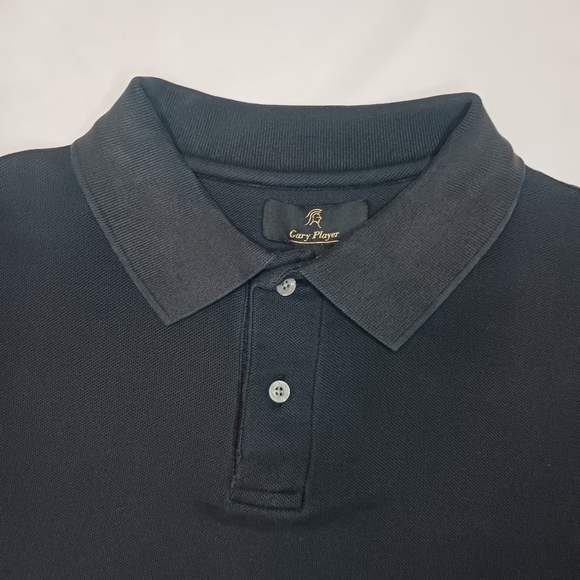Gary Player Black Short Sleeve Golf Polo Shirt. - Picture 2 of 5